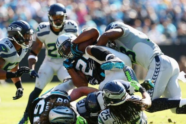 carolina panterhs vs seattle seahawks nfl divisions 2015