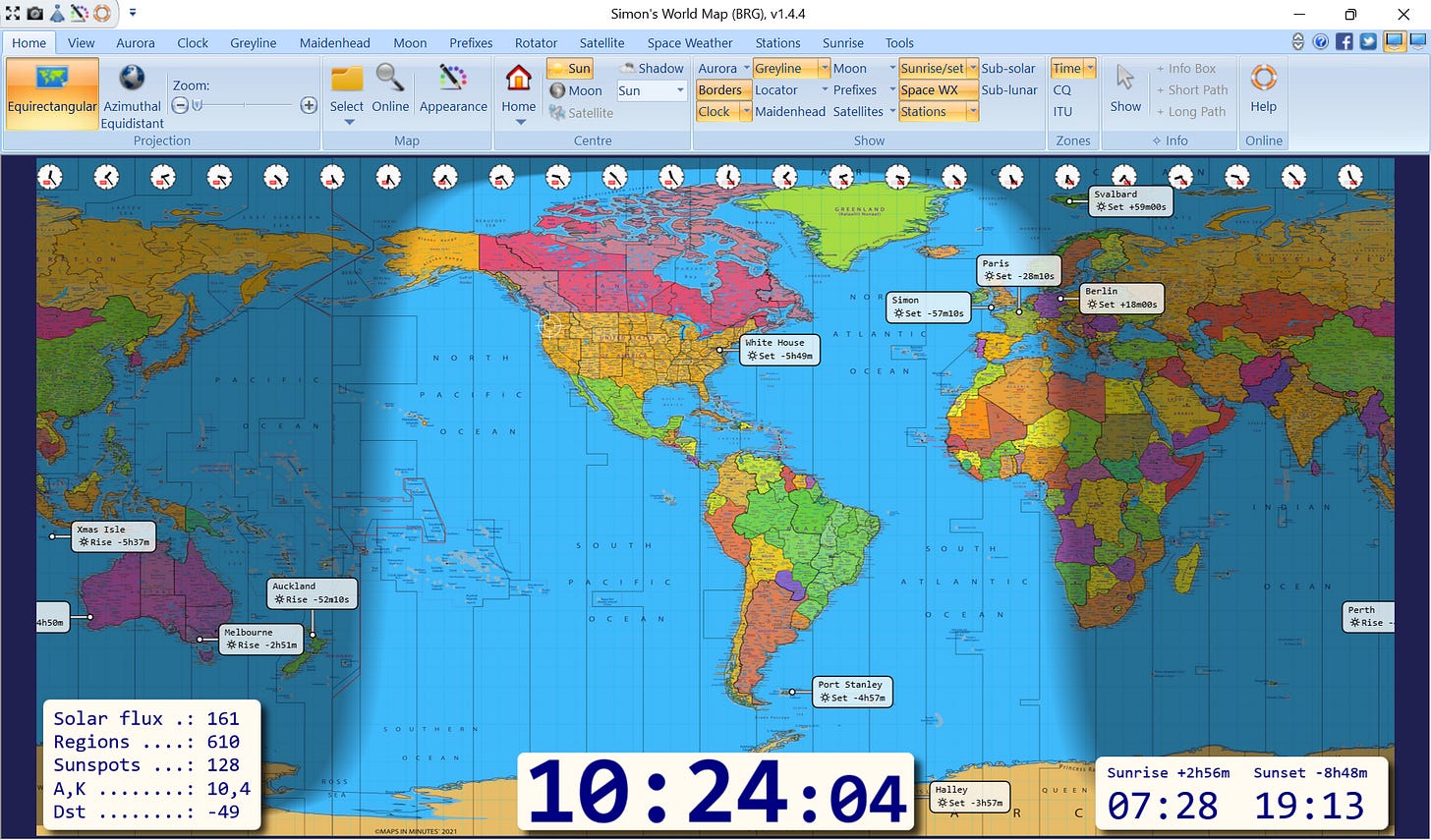 Simon’s World Map