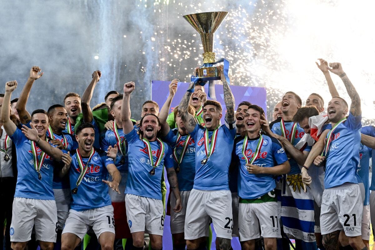 Di Lorenzo becomes 1st Napoli player to lift Serie A trophy in 33 years;  Ibrahimović retires - The San Diego Union-Tribune