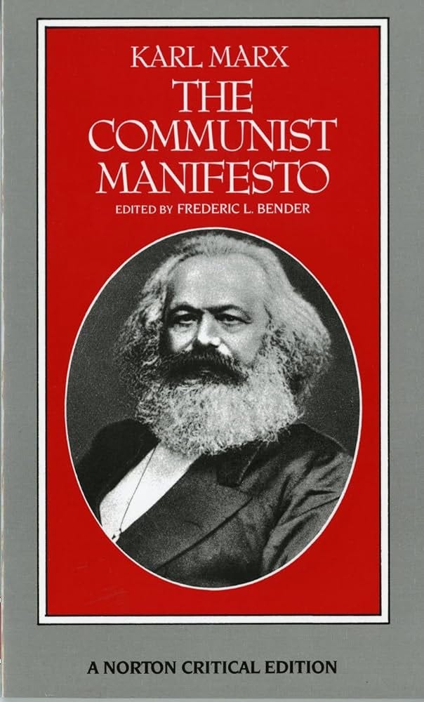 The Communist Manifesto (Norton Critical Editions): Marx, Karl, Bender,  Frederic L.: 9780393956160: Amazon.com: Books