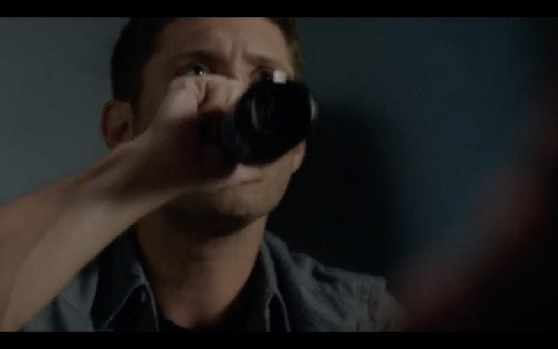 supernatural jack learning from dean drinking beer eating fries mttg