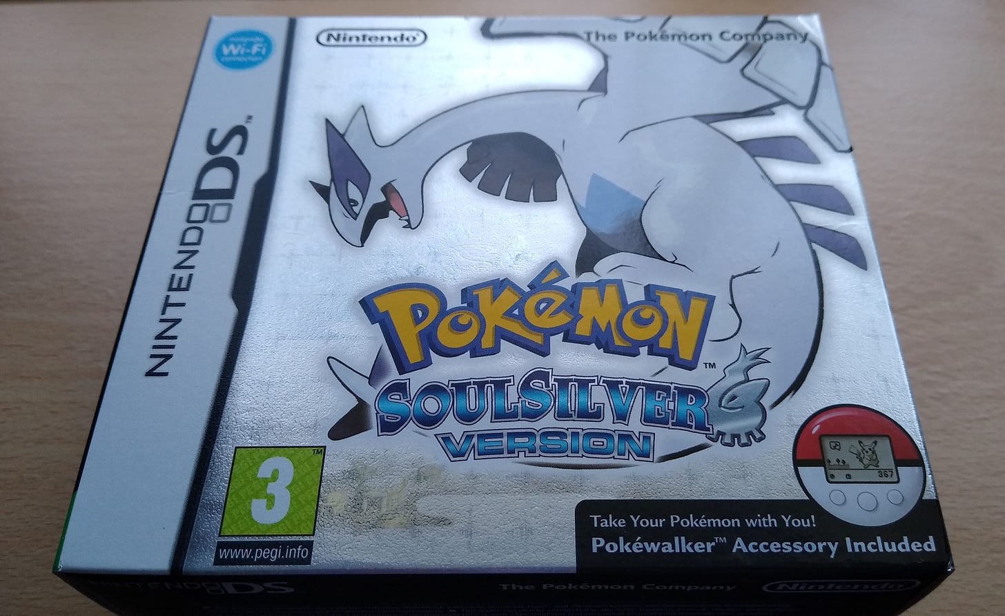 My beloved copy of Pokémon SoulSilver
