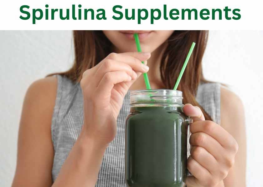 spirulina supplements smoothie image