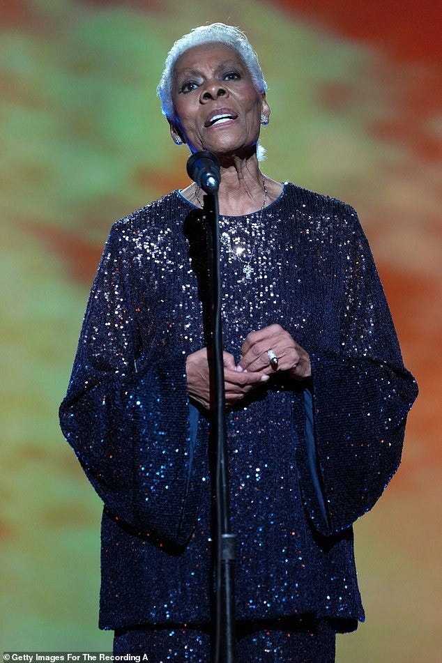 The latest: Dionne Warwick, 82, has canceled an upcoming concert in the Chicago area later this month, as her team says she is dealing with health issues following a 'medical incident.' The legendary entertainer was pictured onstage in LA earlier this year
