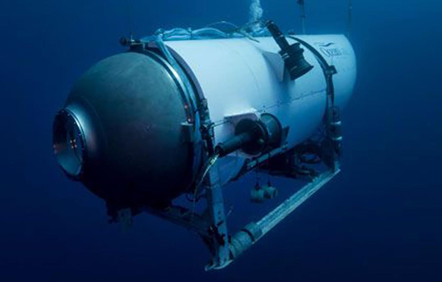 An image of the OceanGate Exepedition's Titan submersible