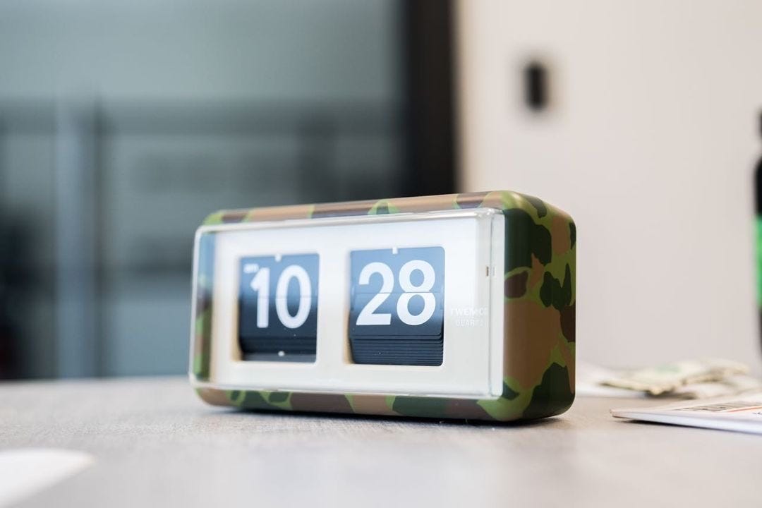 Special Projects: Twemco QT-30 Frogskin Flip Clock
