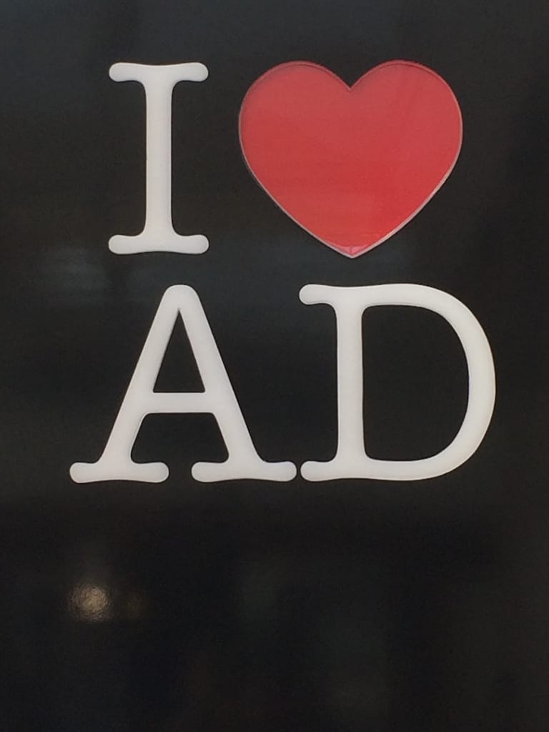 Nuff said. We totally heart AD!