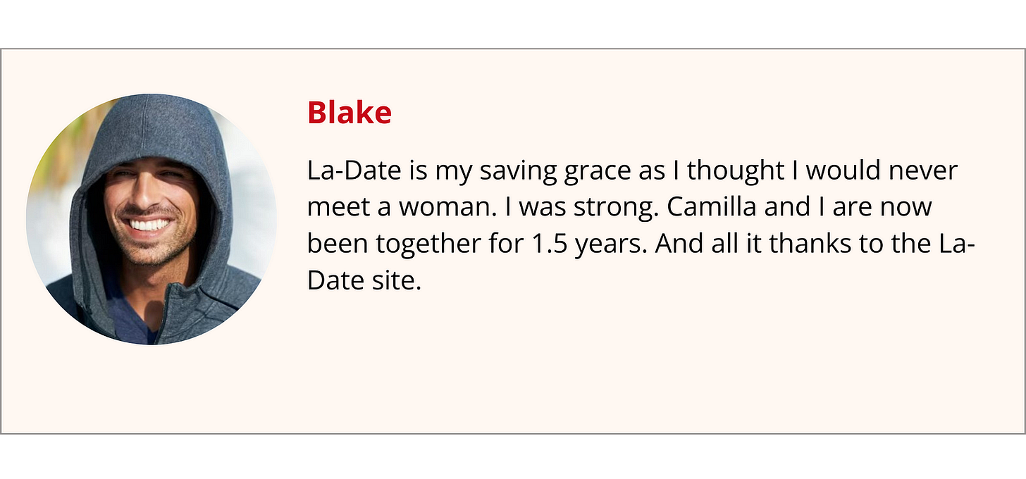 LaDate user review