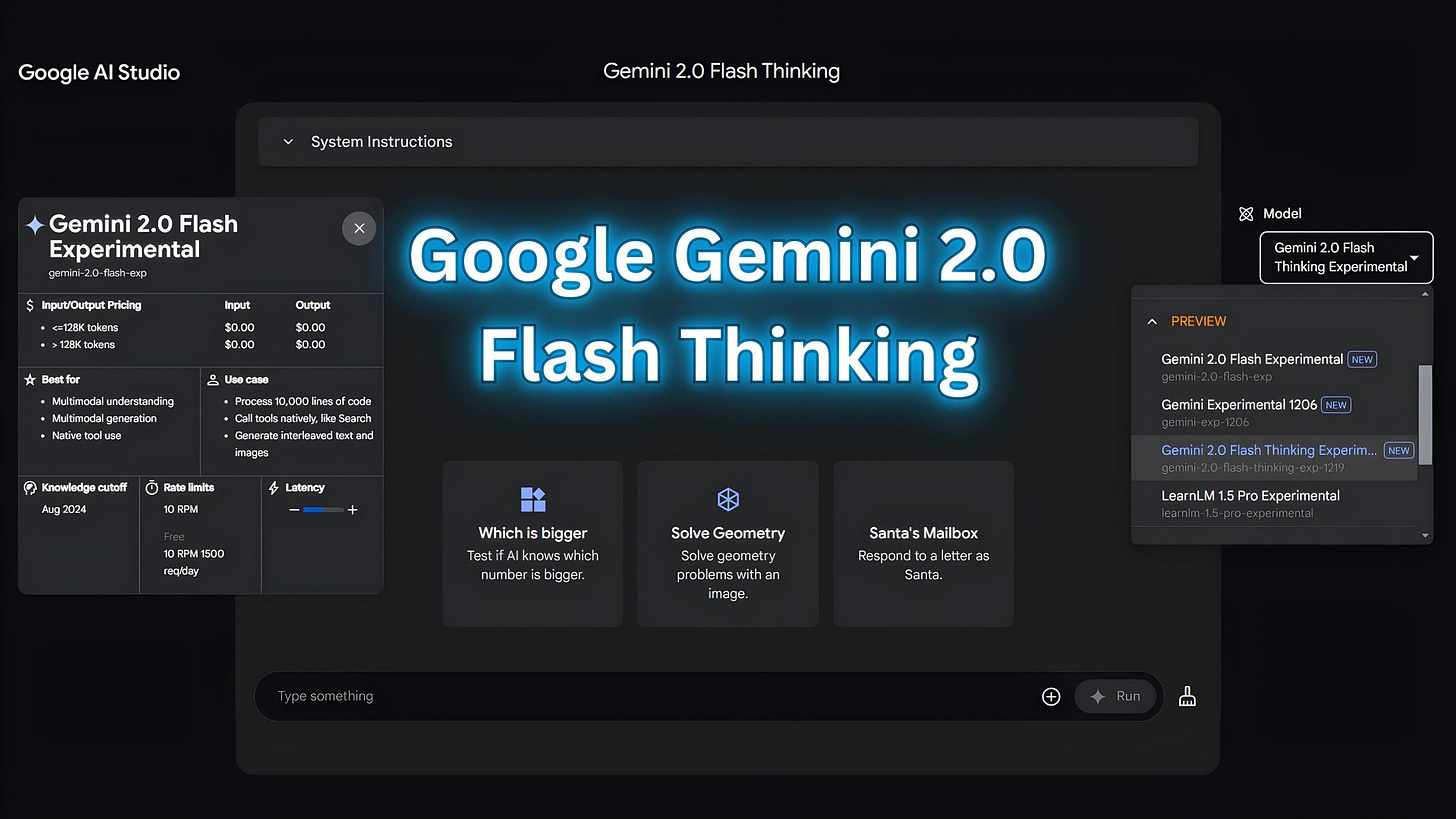 Google Releases Gemini 2.0 Flash Thinking: A Serious Challenger to ChatGPT  o1 AI Model - AI Tools Club