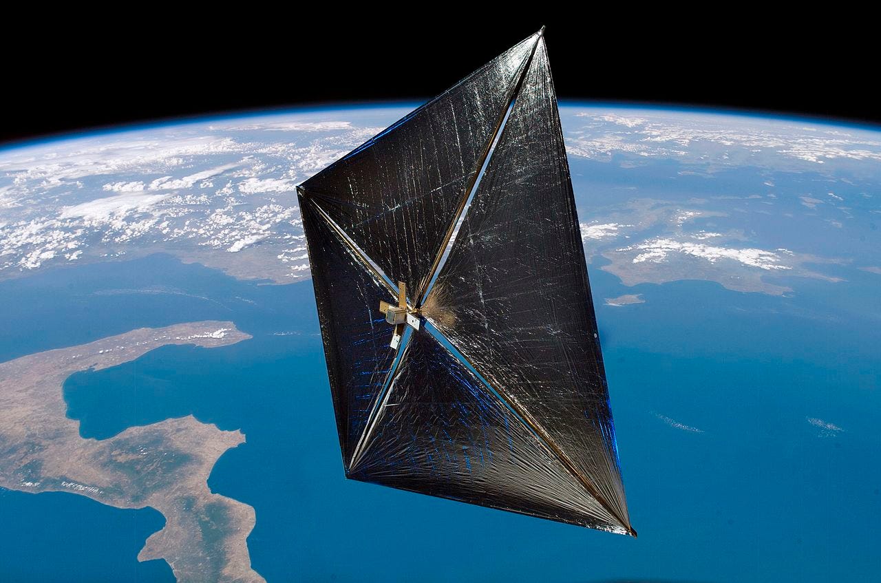 NanoSail-D in orbit (artist depiction).jpg