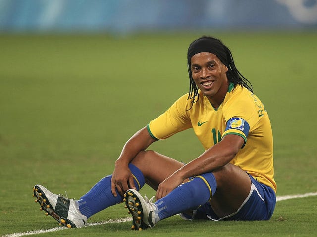 Brazilian soccer legend Ronaldinho explains how his childhood dog made him  a better footballer