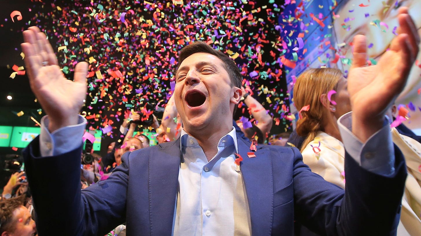 Ukraine election: Comedian Zelensky wins presidency by landslide - BBC News