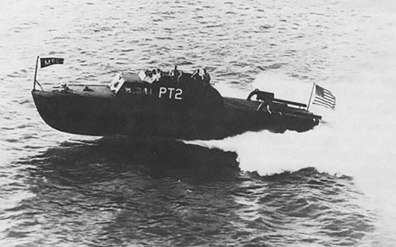 Figure 3: PT-2 sea trial near Miami Beach in 1942