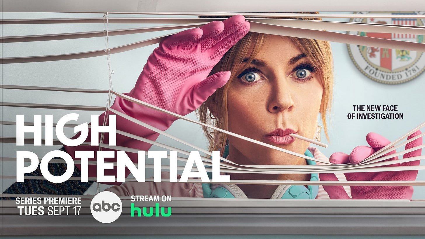 High Potential Review ABC Hulu | Double Take TV Newsletter | Jess Spoll