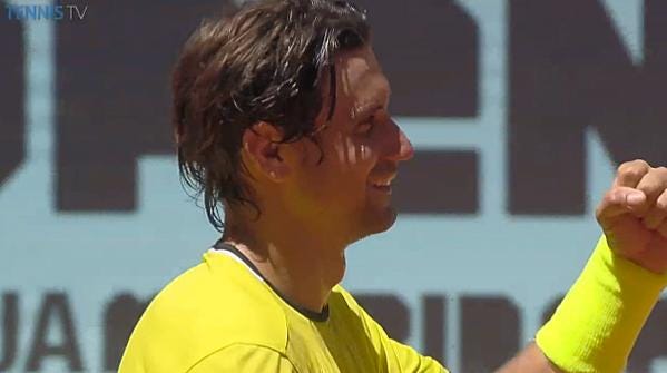 david ferrer beats albert ramos vinolas 2015 madrid open