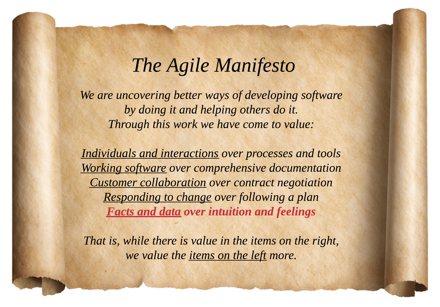 Is it Time to Amend the Agile Manifesto? | lucidLIFT