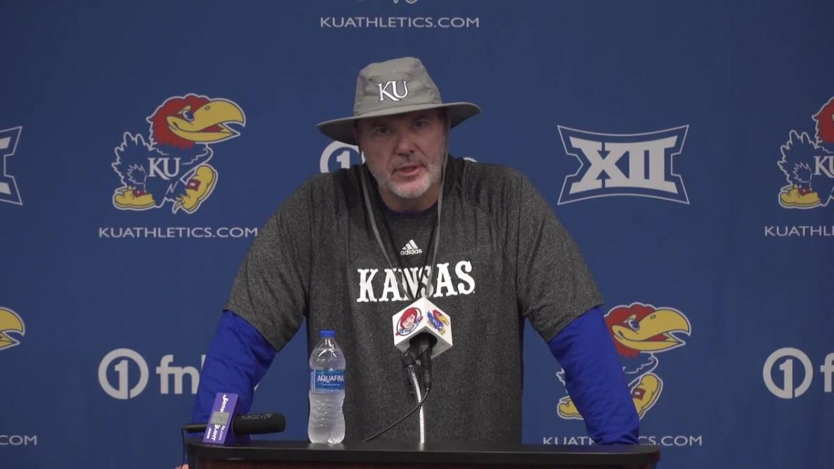 Kansas football offensive coordinator/assistant head coach Jeff Grimes 