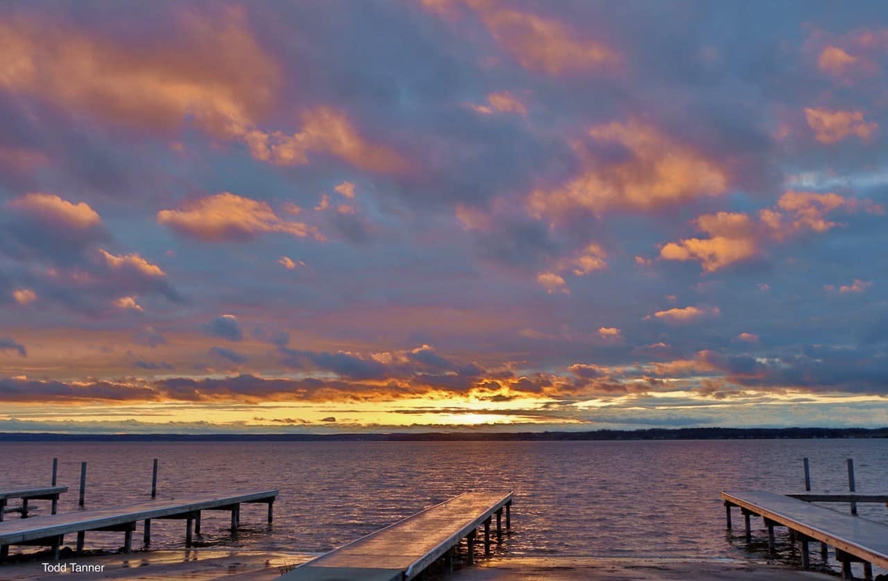 May be an image of twilight, horizon and body of water May be an image of twilight, horizon and body of water