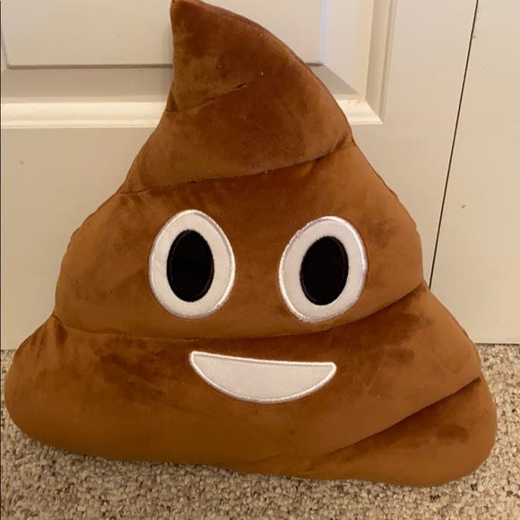 Accents | Poop Emoji Pillow | Poshmark