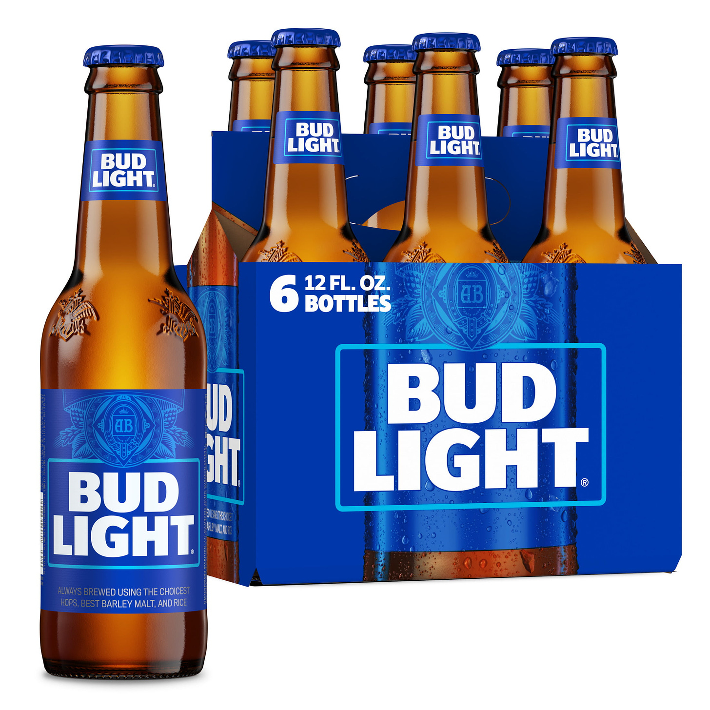 Bud Light Beer, 6 Pack Lager Beer, 12 fl oz Bottles, 4.2% ABV, Domestic  Beer - Walmart.com