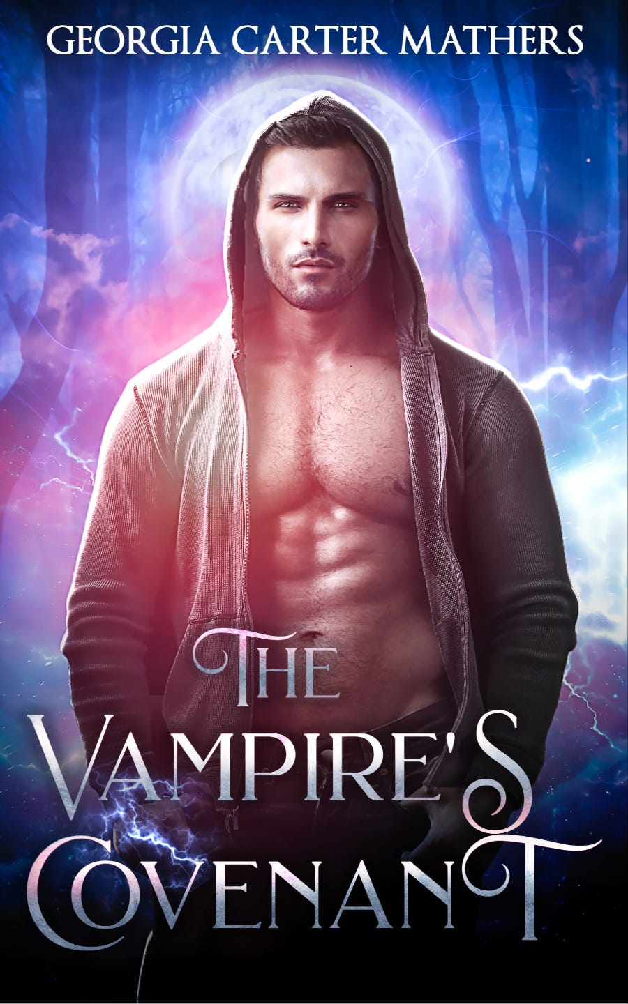 Vampire romance book cover: The Vampire's Covenant.