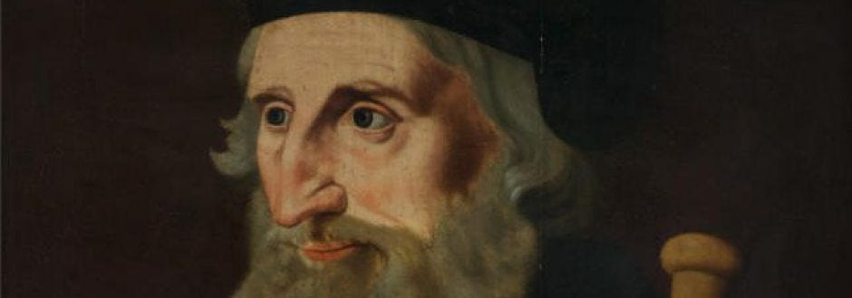 John Wycliffe's portrait – Harborough Museum