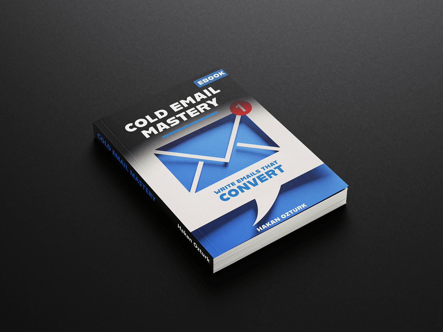 Cold Email Mastery ebook cover - A guide to writing high-converting emails by Hakan Ozturk