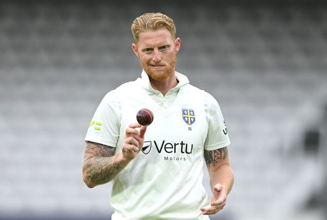 Ben Stokes took four wickets in Middlesex's first innings