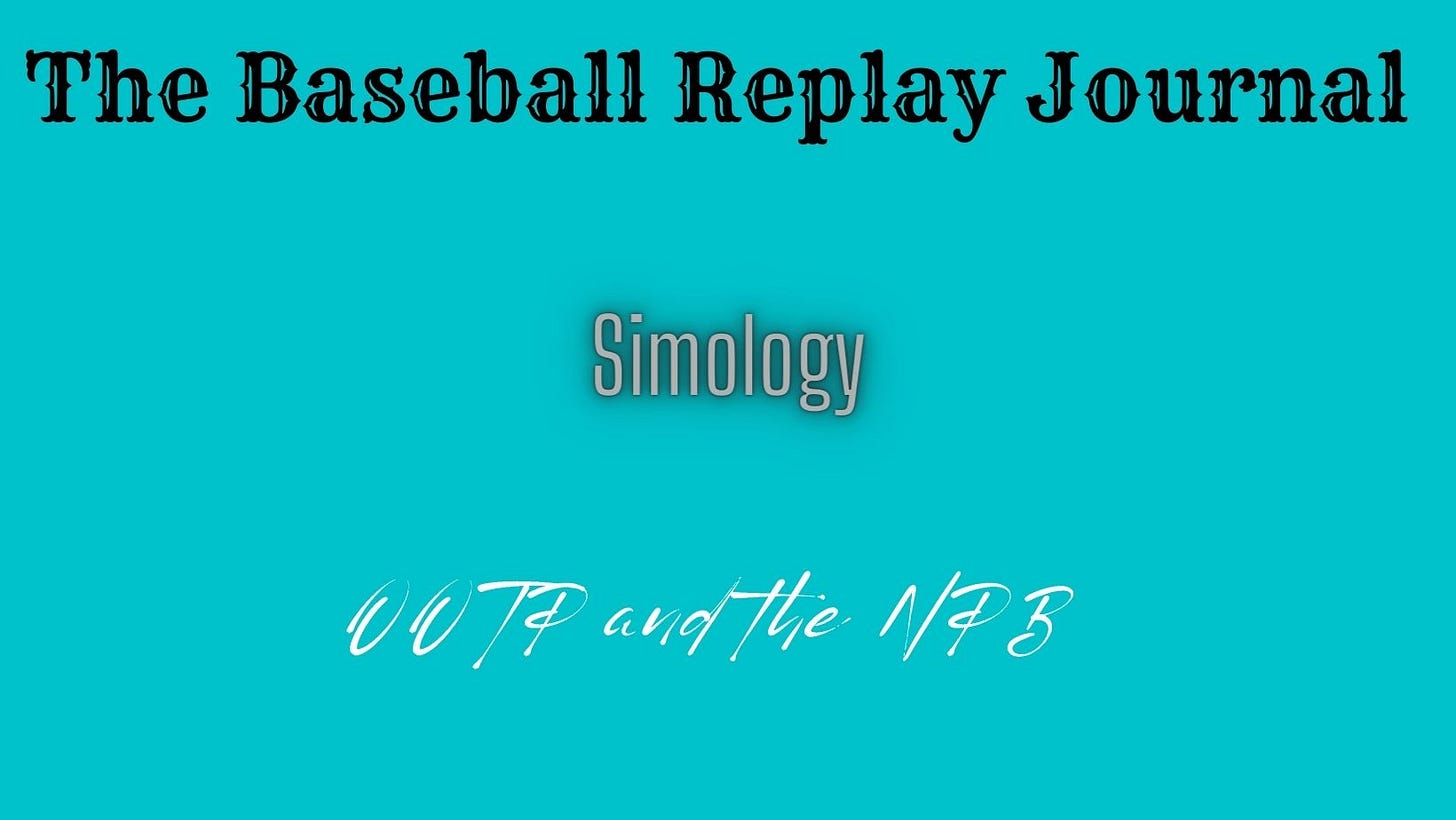 Baseball Replay Journal Simology OOTP NPB