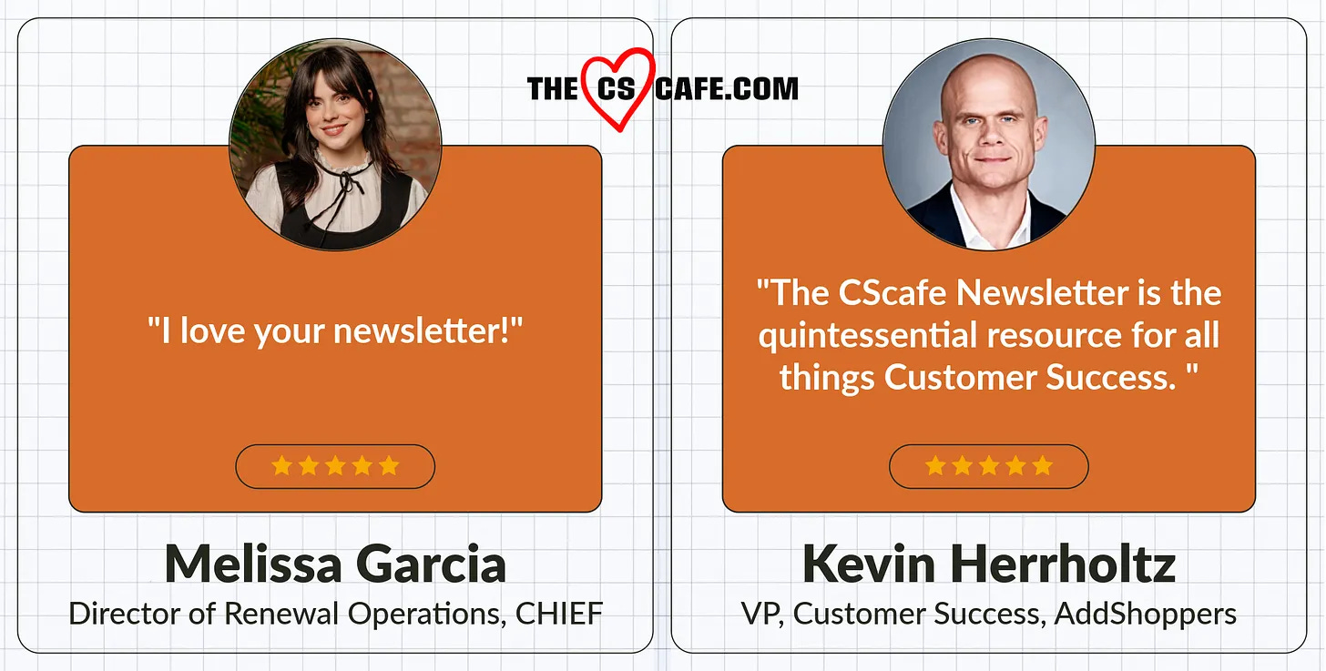 Customer Success Café testimonials from satisfied readers