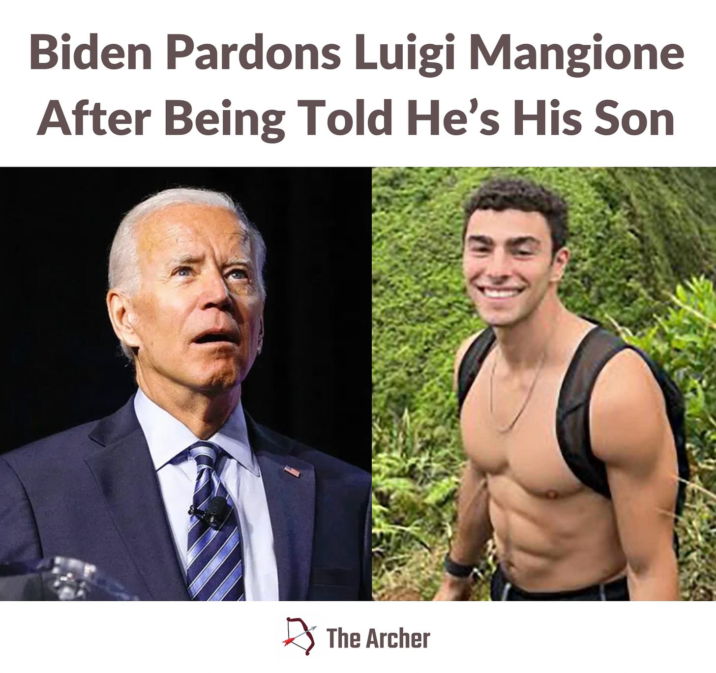 Biden Pardons Luigi Mangione After Being Told He’s His Son