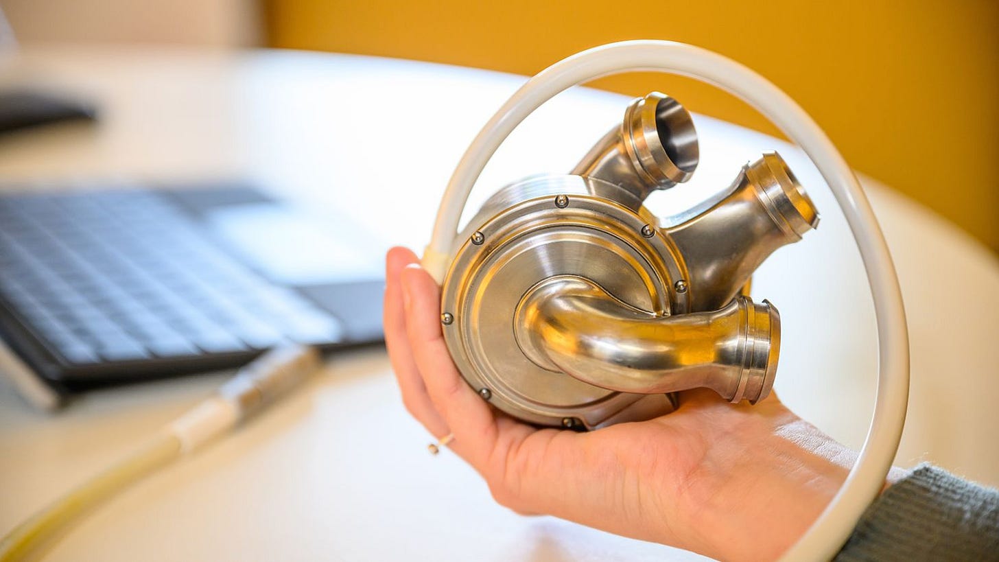 The BiVACOR Total Artificial Heart has a single moving part – a levitated rotor that’s held in place by magnets.