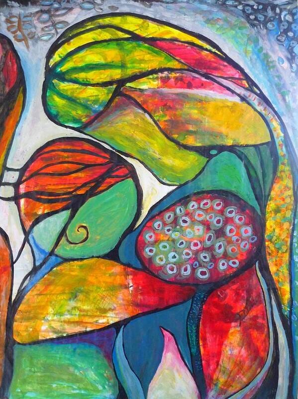Lotus Art Print featuring the painting The Prodigal Daughter by Oliver Wong Lotus Art Print featuring the painting The Prodigal Daughter by Oliver Wong