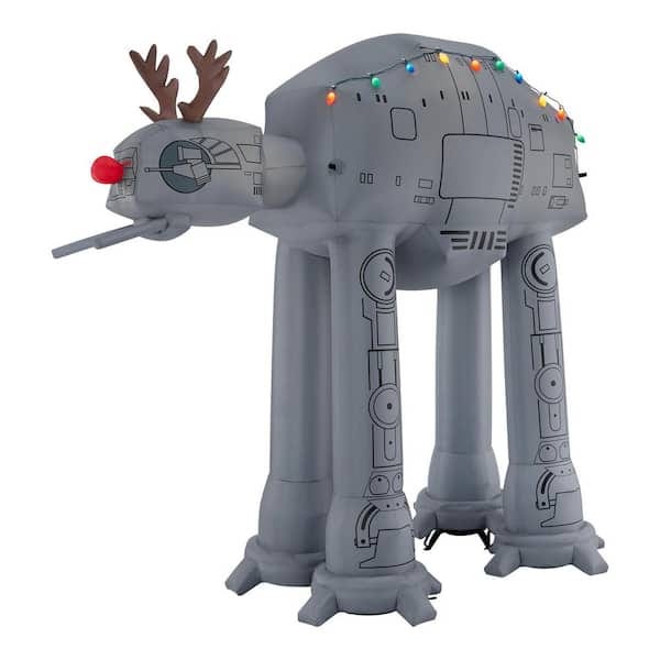 Star Wars 8.5 ft. At-At Reindeer With Lights Holiday ...