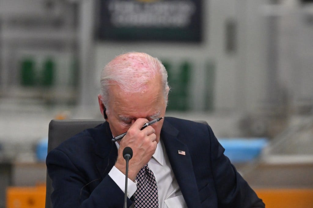 Biden's staff reportedly had to reschedule meetings for the president because he was having "bad days."
