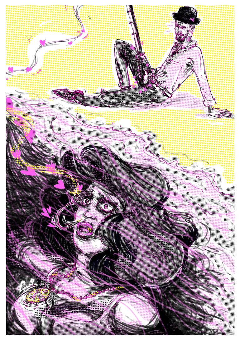 Promotional artwork for The Magic Necklace.