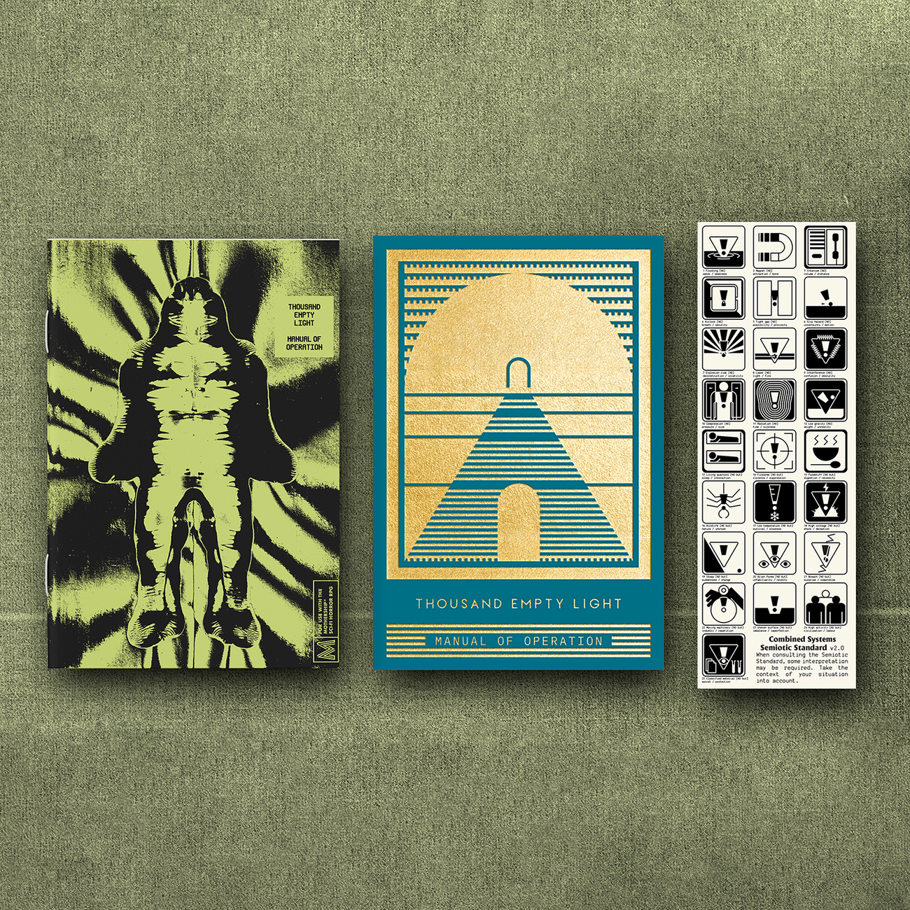 TEL Deluxe zine, dust jacket and bookmark