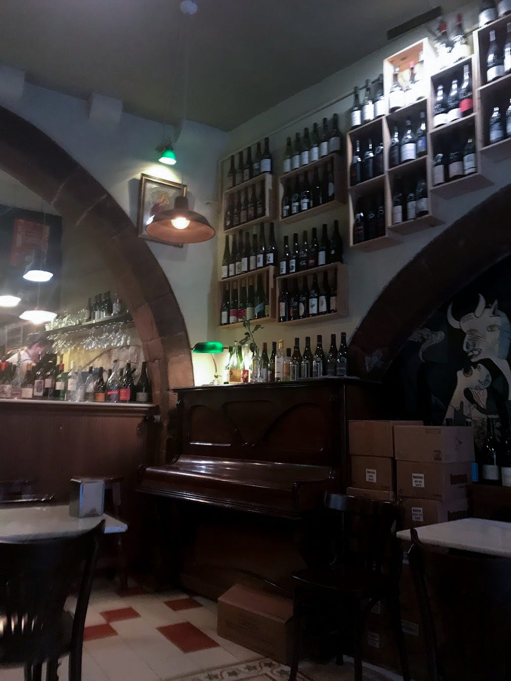 Barcelona Spain natural wine bars travel advice. 