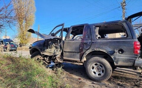 car bomb luhansk