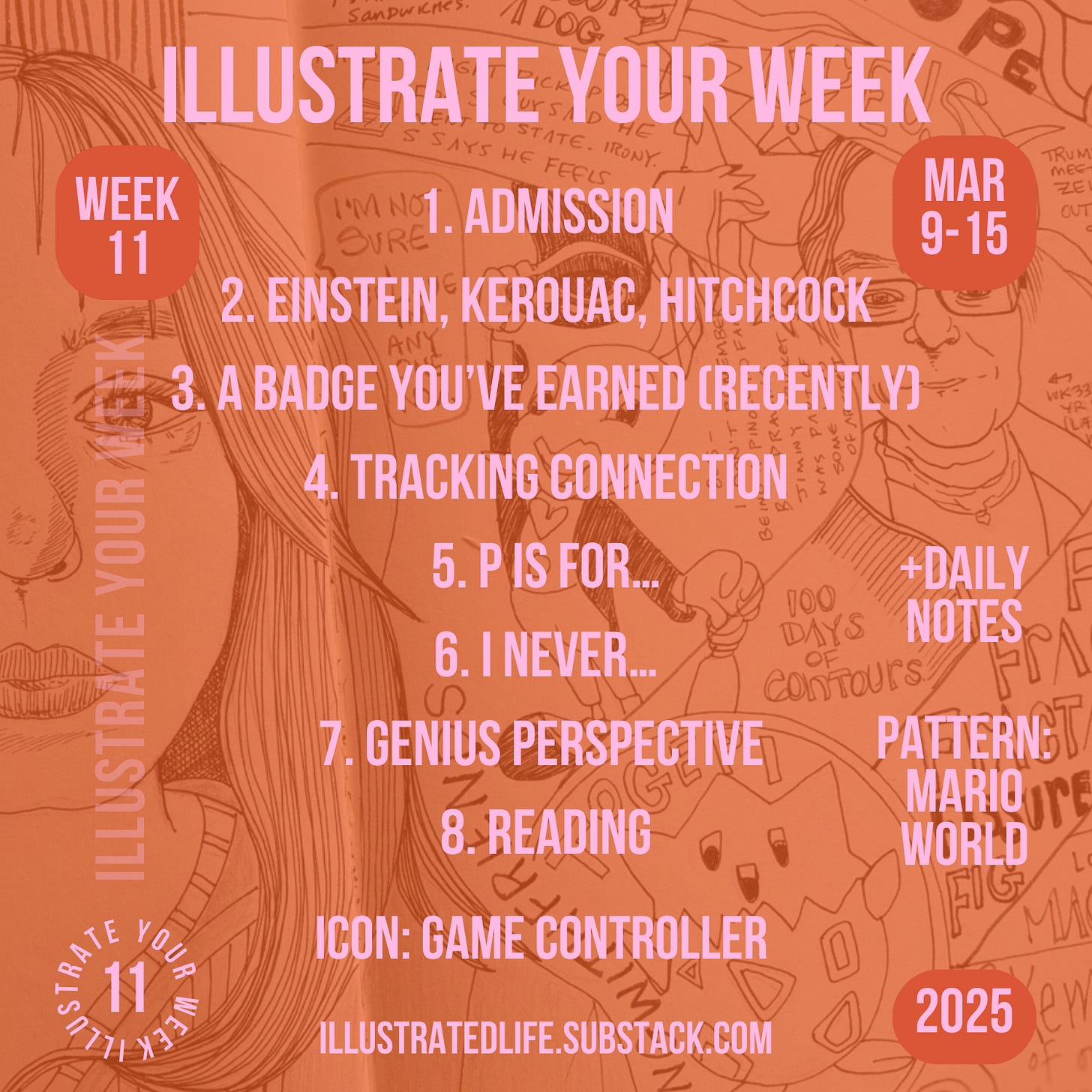 Week 11 illustrated journal prompts 