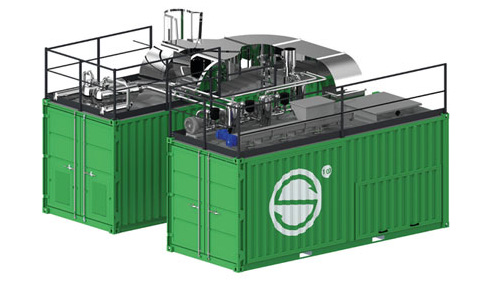 Combined heat and power (CHP) from biomass.