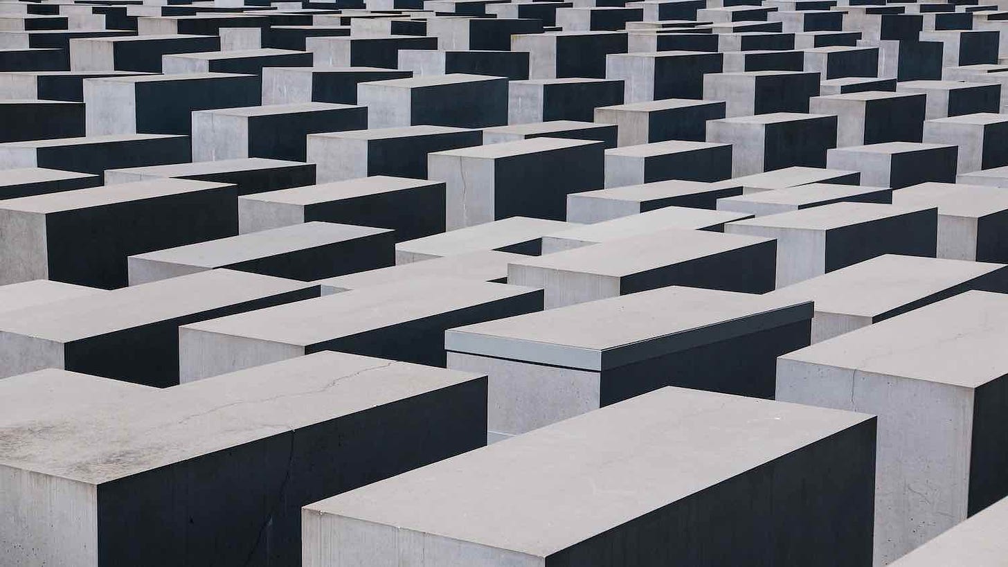 It's no time to forget! Berlin Holocaust Memorial - Photo by Wynand van Poortvliet.