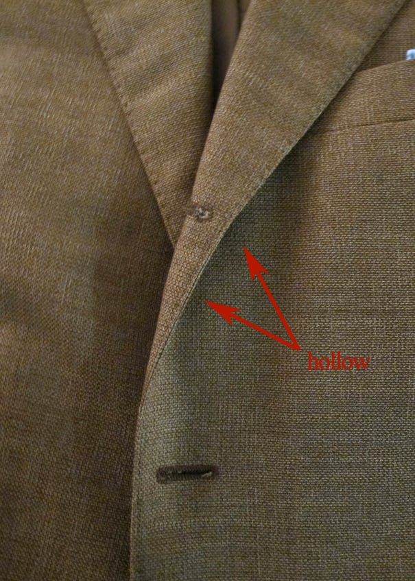 Signals of a Handmade Suit : The Lapel Roll