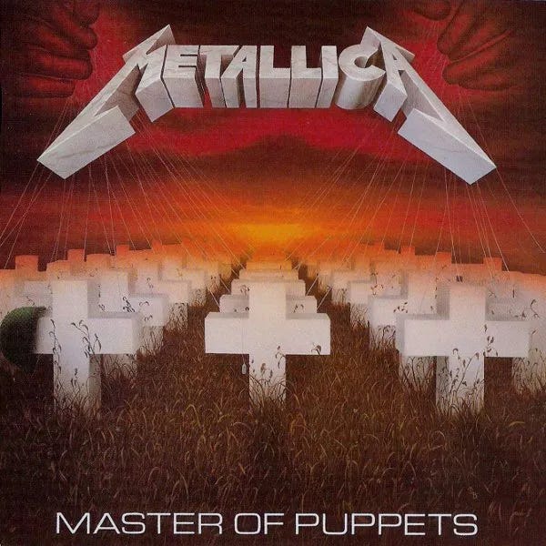 Cover art for Master of Puppets by Metallica