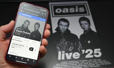 Revealed: the touts offering Oasis tickets for thousands on resale sites |  Ticket prices | The Guardian