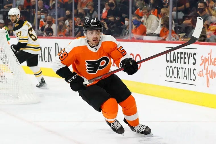 Flyers sign Jackson Cates to one-year, $775k contract