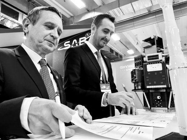 Cubesat Services Agreement Signing