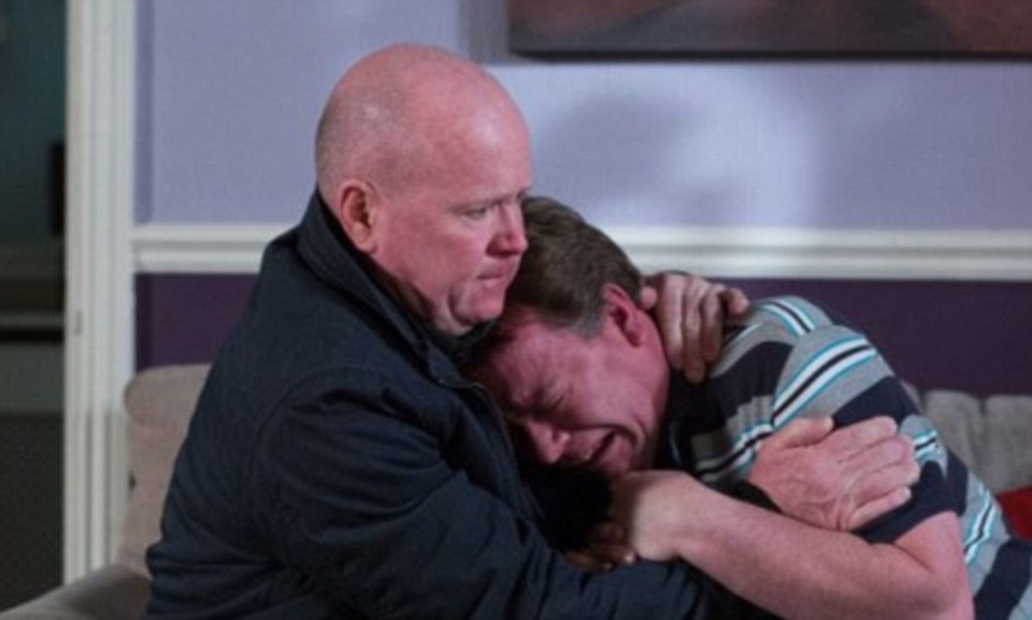 Eastenders' Ian Beale is comforted by unlikely friend Phil Mitchell | Daily  Mail Online