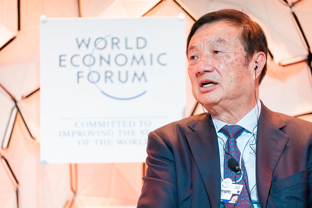 World Economic Forum Annual Meeting | Ren Zhengfei, Founde a… | Flickr