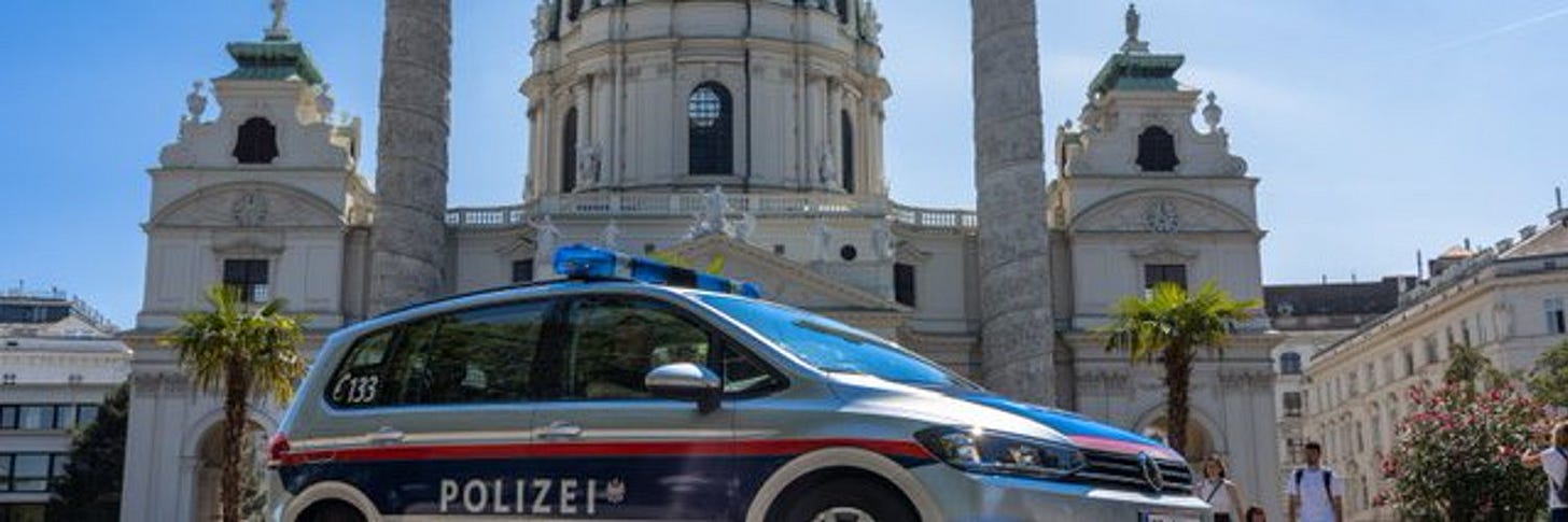 Polizia Vienna chiese